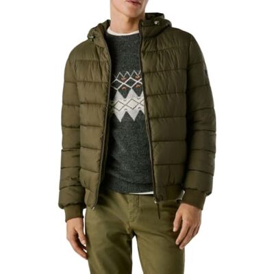 Pepe Jeans Puffer Hood Jacket Jacket, Grön (Military Green), XL Herr, Grön (MILITARY GREEN), XL Pepe Jeans Puffer Hood Jacket Jacket, Grön (Military Green), XL Herr, Grön (MILITARY GREEN), XL