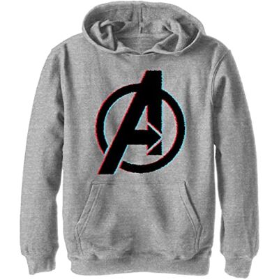 Marvel Avengers Classic Avenger 3D huvtröja, atletisk Heather, XL, Athletic Heather, XL Marvel Avengers Classic Avenger 3D huvtröja, atletisk Heather, XL, Athletic Heather, XL