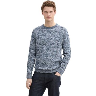 TOM TAILOR herrtröja, 37423 – marinblå mystisk blå flerfärgad, XL TOM TAILOR herrtröja, 37423 – marinblå mystisk blå flerfärgad, XL