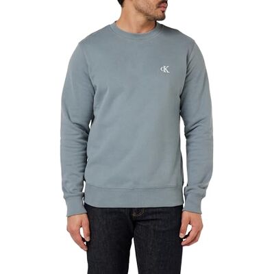 Calvin jeans herr Ck Essential Reg Cn tröja, Mulen grå, XXS Calvin jeans herr Ck Essential Reg Cn tröja, Mulen grå, XXS