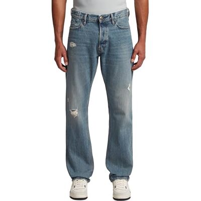 G-STAR RAW 8719965012981 Dakota Regular Straight Jeans, Flerfärgad Vintage Storm Destroyed D23691-d860-h558, 33W/34L Herr, Flerfärgad Vintage Storm Destroyed D23691-d860-h558, 33W / 34L G-STAR RAW 8719965012981 Dakota Regular Straight Jeans, Flerfärgad Vintage Storm Destroyed D23691-d860-h558, 33W/34L Herr, Flerfärgad Vintage Storm Destroyed D23691-d860-h558, 33W / 34L