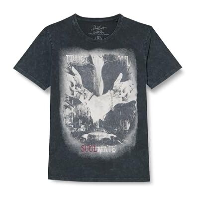 KEY LARGO KEYLARGO Män T-shirts MT HIT The Road Jack Round, Kolsvart (1121), XXL KEY LARGO KEYLARGO Män T-shirts MT HIT The Road Jack Round, Kolsvart (1121), XXL