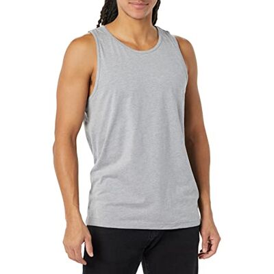Amazon Essentials Men's Linne normal passform, Ljusgrå ljung, L Amazon Essentials Men's Linne normal passform, Ljusgrå ljung, L
