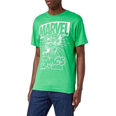 Marvel Herr Hulk Lift T-shirt, Grön (irländsk grön grn), XXL Marvel Herr Hulk Lift T-shirt, Grön (irländsk grön grn), XXL
