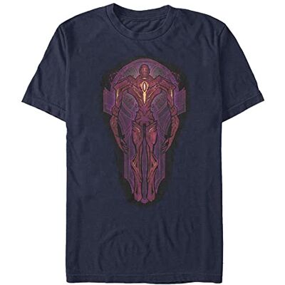 Marvel Unisex The Eternals Stained Glass Organic kortärmad T-shirt, Marinblå, XXL Marvel Unisex The Eternals Stained Glass Organic kortärmad T-shirt, Marinblå, XXL