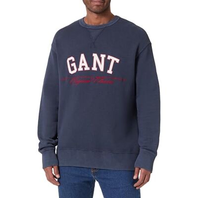 GANT Graphic Sweatshirt, Kvällsblå, L GANT Graphic Sweatshirt, Kvällsblå, L