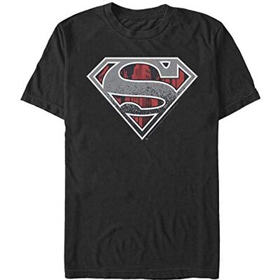 DC Comics Warner Bros. Herr betonglogotyp T-shirt, Svart, L DC Comics Warner Bros. Herr betonglogotyp T-shirt, Svart, L