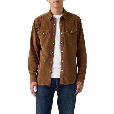 Levi's Barstow Western Standard Bison Corduroy, bisonoxe, XL Levi's Barstow Western Standard Bison Corduroy, bisonoxe, XL