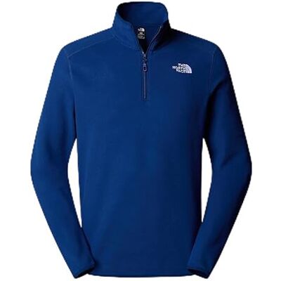 The North Face 100 Glacier 1/4 Zip Tröja för män, Estate Blue, M The North Face 100 Glacier 1/4 Zip Tröja för män, Estate Blue, M