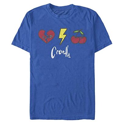 Disney Classics Unisex DNCA-Cruella Patches Organic Short Sleeve t-shirt, Ljusblå, M, Ljusblå, M Disney Classics Unisex DNCA-Cruella Patches Organic Short Sleeve t-shirt, Ljusblå, M, Ljusblå, M