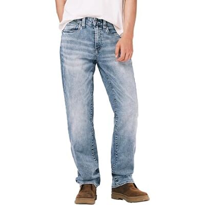 Buffalo David Bitton Avslappnade raka Driven-jeans med stretchtyg, 34W / 34L Buffalo David Bitton Avslappnade raka Driven-jeans med stretchtyg, 34W / 34L