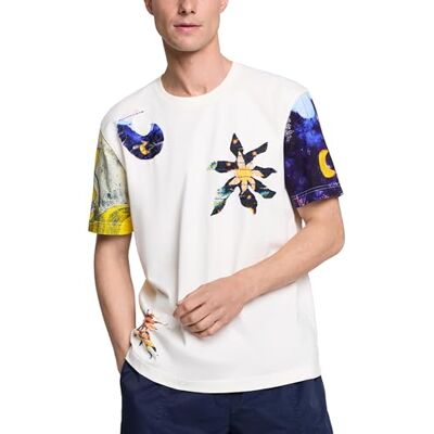 Desigual T-shirt herr vit L Desigual T-shirt herr vit L