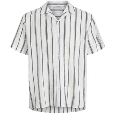 JJ REBEL Jrebmaimi Crepe Shirt Ss, Vit, XL JJ REBEL Jrebmaimi Crepe Shirt Ss, Vit, XL