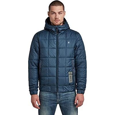 G-STAR RAW Herr Meefic Sqr Quilted HDD JKT Jacka, Blå (luna blå D20126-B958-C630), L G-STAR RAW Herr Meefic Sqr Quilted HDD JKT Jacka, Blå (luna blå D20126-B958-C630), L