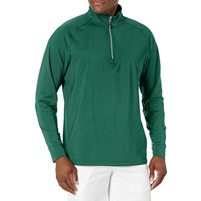 Cutter & Buck Herr långärmad adapter Eco Knit Quarter Zip tröja skjorta, Jägare, 3XL Cutter & Buck Herr långärmad adapter Eco Knit Quarter Zip tröja skjorta, Jägare, 3XL