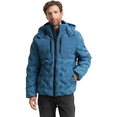 TOM TAILOR Herr 1046977 jacka, 38224-Real Teal Blue, S, 38224 – äkta blågrön blå, S TOM TAILOR Herr 1046977 jacka, 38224-Real Teal Blue, S, 38224 – äkta blågrön blå, S