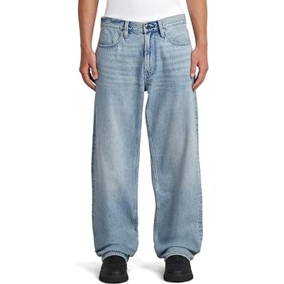 G-STAR RAW G-STAR Herrtyp 96 lösa jeans, Flerfärgad (Sun Faded Pacific Blue D23693-d788-h466), 36W / 32L G-STAR RAW G-STAR Herrtyp 96 lösa jeans, Flerfärgad (Sun Faded Pacific Blue D23693-d788-h466), 36W / 32L