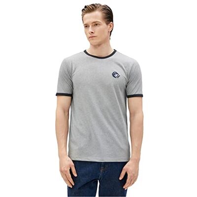 Koton Herr Wolf Broidered Crew Neck Slim Fit Kortärmad T-shirt, Antracit (931), M Koton Herr Wolf Broidered Crew Neck Slim Fit Kortärmad T-shirt, Antracit (931), M