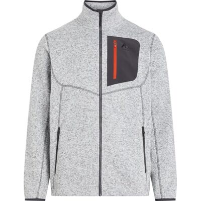 Mc Kinley Mckinley Skeena III Fleecejacka för män, Melange/Grey Dark, 4XL Mc Kinley Mckinley Skeena III Fleecejacka för män, Melange/Grey Dark, 4XL