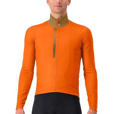 CASTELLI Entrata TH Jersey Cykeltröja för herr/dam, ventilerande och lätt, perfekt för sommarcykling, Röd orange/urban grå, 3XL CASTELLI Entrata TH Jersey Cykeltröja för herr/dam, ventilerande och lätt, perfekt för sommarcykling, Röd orange/urban grå, 3XL