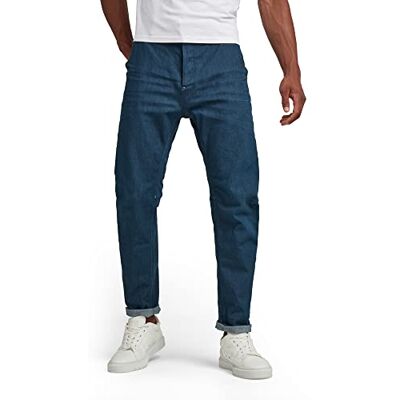 G-STAR RAW herrgrepp 3D avslappnade avsmalnande jeans, Blå (3d Raw Denim D19928-c829-1241), 26W / 30L G-STAR RAW herrgrepp 3D avslappnade avsmalnande jeans, Blå (3d Raw Denim D19928-c829-1241), 26W / 30L