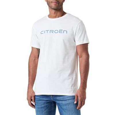 CITROËN O103080-W000 T-shirt logotyp tryck löst sittande C24S herr vit storlek L, Vit, L CITROËN O103080-W000 T-shirt logotyp tryck löst sittande C24S herr vit storlek L, Vit, L