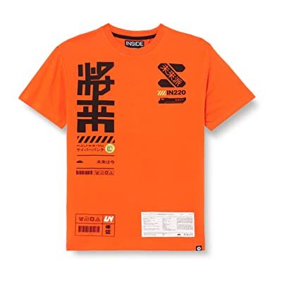 Inside T-shirt för män, Orange, S-XXL Inside T-shirt för män, Orange, S-XXL