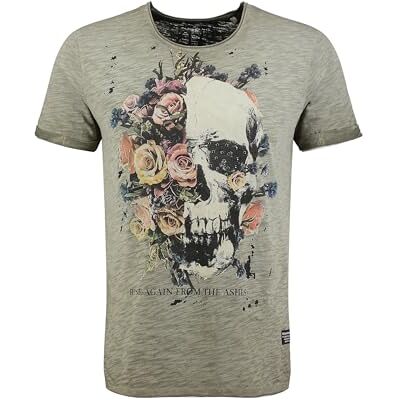 KEY LARGO KEYLARGO Herr T-shirt MT KLRISING Round, Mil.green (1502), S KEY LARGO KEYLARGO Herr T-shirt MT KLRISING Round, Mil.green (1502), S