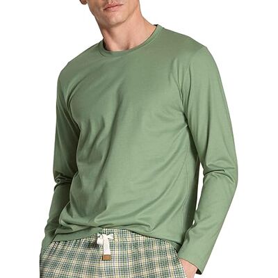 CALIDA RMX Sleep Leisure Shirt långärmad, Loden Frost, standard CALIDA RMX Sleep Leisure Shirt långärmad, Loden Frost, standard