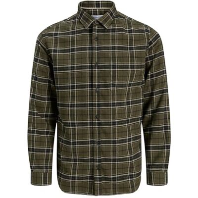 JACK & JONES Jjjames flanellskjorta Ls, Russin, XL JACK & JONES Jjjames flanellskjorta Ls, Russin, XL