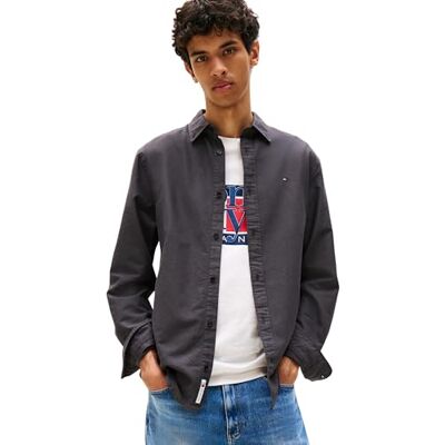 Tommy Jeans herr TJM REG Oxford skjorta EXT DM0DM21298, svart, L, svart (svart), L Tommy Jeans herr TJM REG Oxford skjorta EXT DM0DM21298, svart, L, svart (svart), L