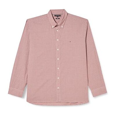 Tommy Hilfiger herr NAT. Soft Flex Gingham RF-skjorta L/S skjorta, mörk magma/optisk vit, S, Mörk magma/optisk vit, S Tommy Hilfiger herr NAT. Soft Flex Gingham RF-skjorta L/S skjorta, mörk magma/optisk vit, S, Mörk magma/optisk vit, S