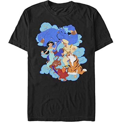 Disney Unisex Aladdin-Agrabah Dance Off Organic Short Sleeve t-shirt, svart, S, svart, S Disney Unisex Aladdin-Agrabah Dance Off Organic Short Sleeve t-shirt, svart, S, svart, S