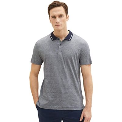 TOM TAILOR Herr 1036437 pikétröja, 31989-Navy Stonington Blue Stripes, S, 31989 – Navy Stonington Blue Stripes, S TOM TAILOR Herr 1036437 pikétröja, 31989-Navy Stonington Blue Stripes, S, 31989 – Navy Stonington Blue Stripes, S