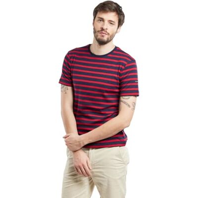 Armor-lux Armor Lux Morgat T-shirt för män, Flerfärgad (Navire/Braise 455), S Armor-lux Armor Lux Morgat T-shirt för män, Flerfärgad (Navire/Braise 455), S