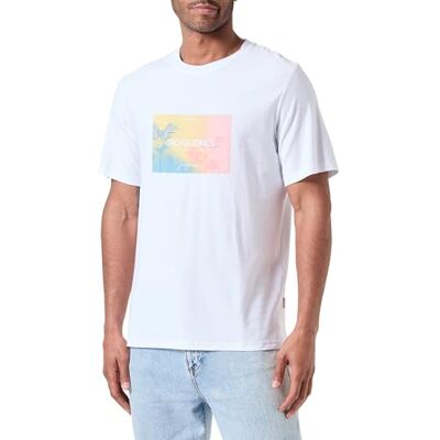 JACK & JONES JORARUBA Sunset branding Tee SS C.N, Ljus vit, XS JACK & JONES JORARUBA Sunset branding Tee SS C.N, Ljus vit, XS