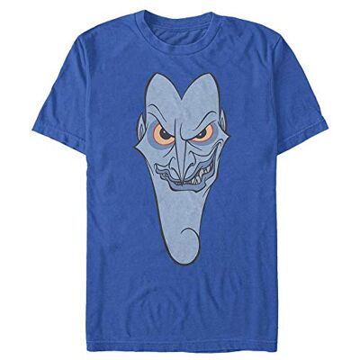 Disney Unisex Hercules Hades Big Face Organic kortärmad T-shirt, Ljusblå, XL Disney Unisex Hercules Hades Big Face Organic kortärmad T-shirt, Ljusblå, XL
