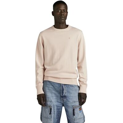 G-STAR RAW Premium Core Stickad tröja, Beige (Whitebait D21931-d563-1603), XXL G-STAR RAW Premium Core Stickad tröja, Beige (Whitebait D21931-d563-1603), XXL