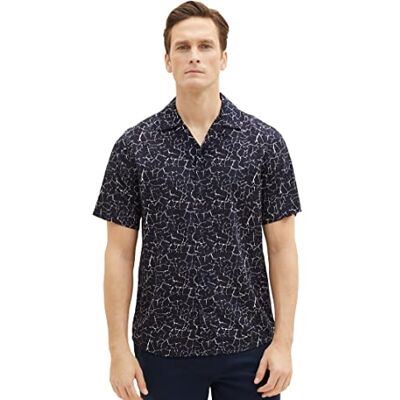 TOM TAILOR Herr 1036232 skjorta, 31836-Navy Broken Structure Design, M, 31836 – Navy Broken Structure Design, M TOM TAILOR Herr 1036232 skjorta, 31836-Navy Broken Structure Design, M, 31836 – Navy Broken Structure Design, M