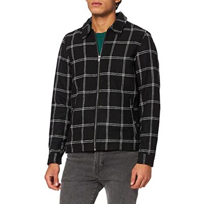CASUAL FRIDAY Jones rutig jacka för män, 194007/antracitsvart, 3XL CASUAL FRIDAY Jones rutig jacka för män, 194007/antracitsvart, 3XL
