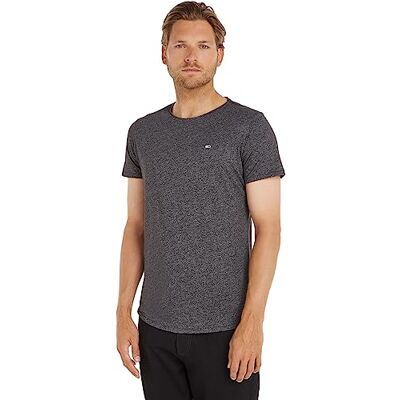 Tommy Jeans DM0DM09586 Herr T-tröja, Svart, M Tommy Jeans DM0DM09586 Herr T-tröja, Svart, M
