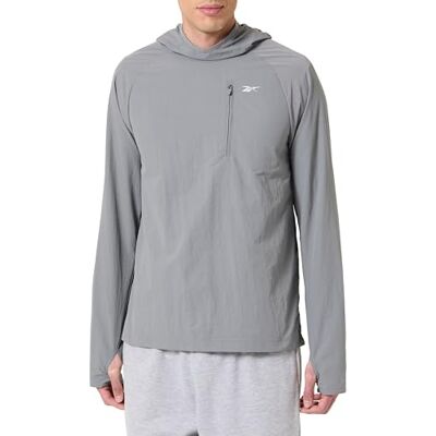 Reebok Run Raglan OH LS, Grå 4, S Reebok Run Raglan OH LS, Grå 4, S