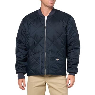 Dickies herr diamant quiltad jacka, Mörk marin, XL Dickies herr diamant quiltad jacka, Mörk marin, XL