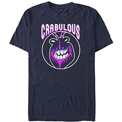 Disney Unisex Moana Crabulous Organic kortärmad T-shirt, Marinblå, S Disney Unisex Moana Crabulous Organic kortärmad T-shirt, Marinblå, S