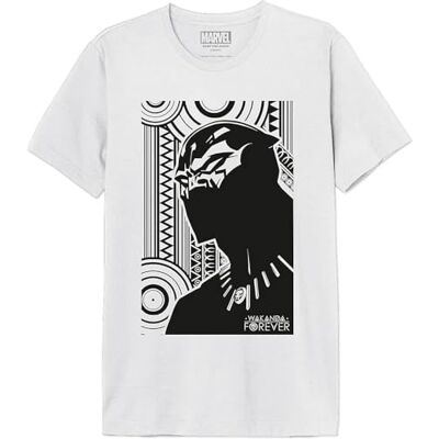 Marvel T-shirt herr, Vitt och blått, XS Marvel T-shirt herr, Vitt och blått, XS