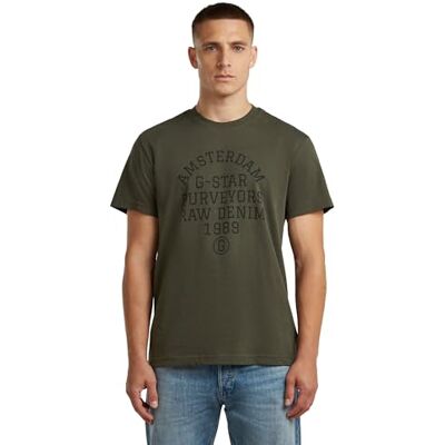 G-STAR Purveyors Gr R T-Shirt, Grå (Asfalt D26856-c372-995), XL Herr, Grå (Asfalt D26856-c372-995), XL G-STAR Purveyors Gr R T-Shirt, Grå (Asfalt D26856-c372-995), XL Herr, Grå (Asfalt D26856-c372-995), XL
