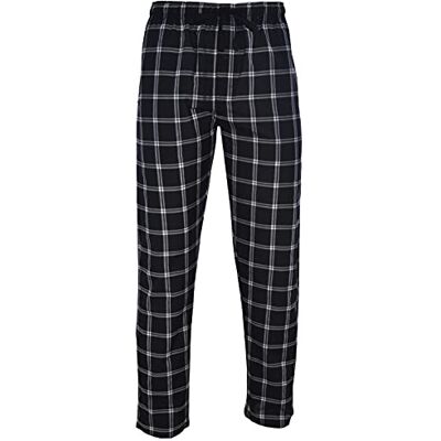 Hanes herr t-shirt och vävd sovbyxa pyjamasset, Röd och svart pläd, L Hanes herr t-shirt och vävd sovbyxa pyjamasset, Röd och svart pläd, L