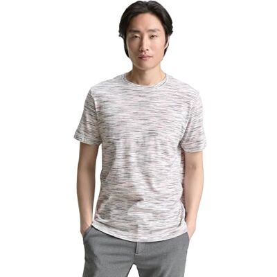 TOM TAILOR herr-t-shirt med mönster, 38094 – Blush Pink Multicolor Inject, XL TOM TAILOR herr-t-shirt med mönster, 38094 – Blush Pink Multicolor Inject, XL