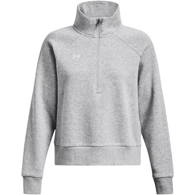Under Armour UA Rival Fleece HZ, Grå, XS Under Armour UA Rival Fleece HZ, Grå, XS