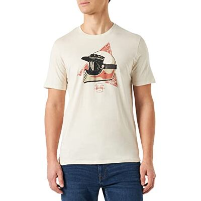 Teddy Smith T- Cars MC T-shirt herr, Elfenben vit, M Teddy Smith T- Cars MC T-shirt herr, Elfenben vit, M